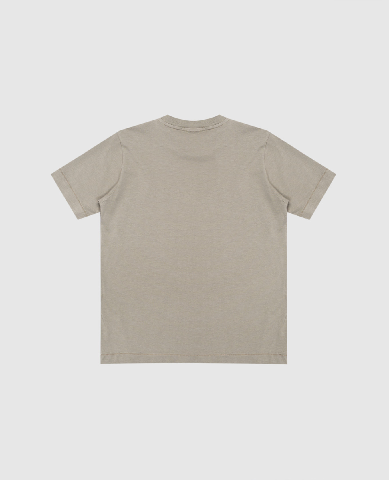 

Children's khaki T-shirt with logo Stone Island