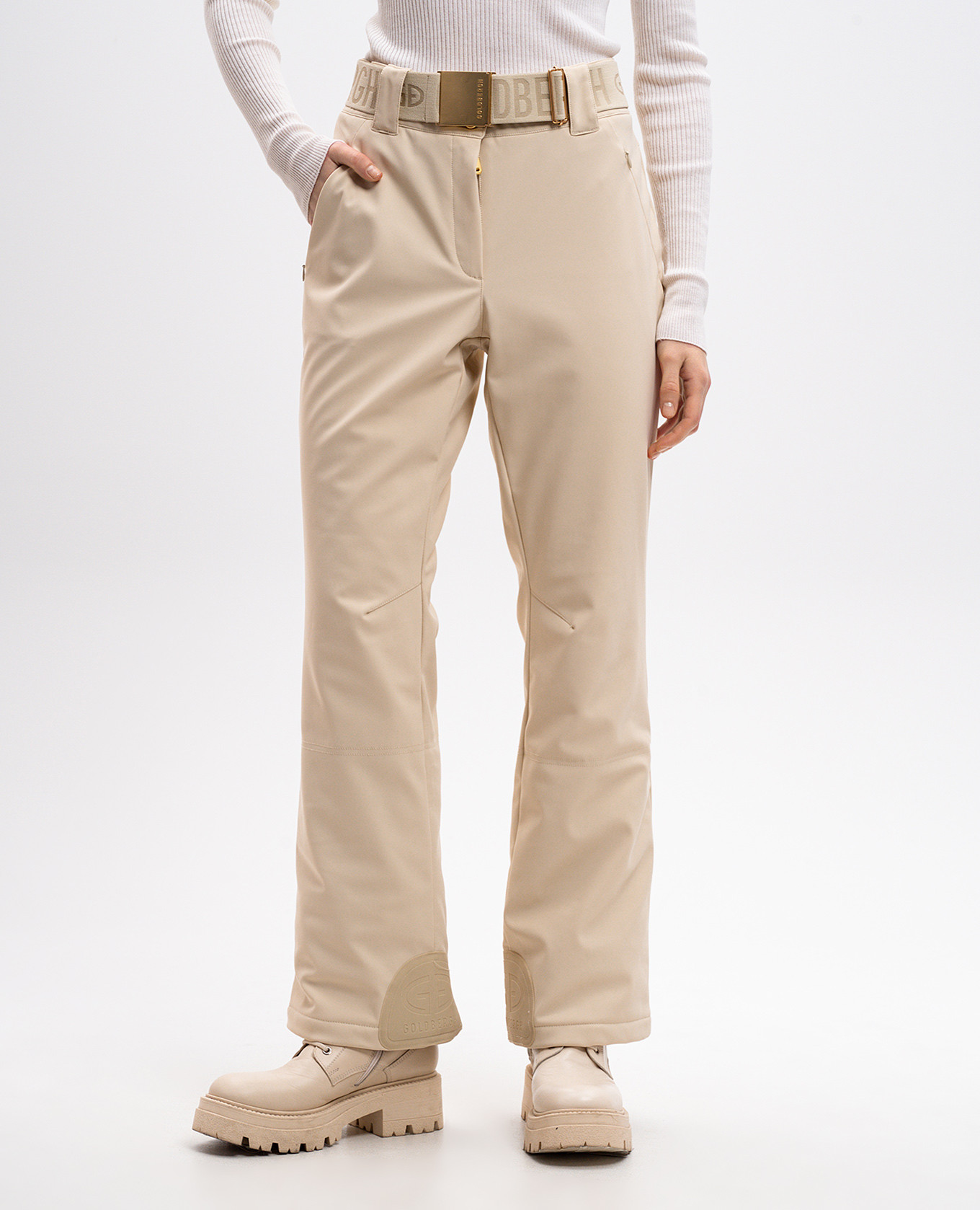 

Beige ski pants FLAIR Goldbergh
