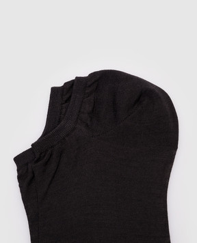 RiminiVeste Black Chiffon mini socks CHIFFONMINI