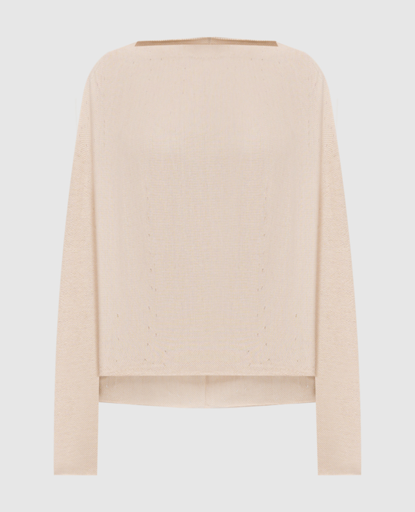 

Beige silk and linen jumper BOBOUTIC