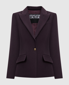 Versace Jeans Couture Purple logo jacket 77HAQ702N0394