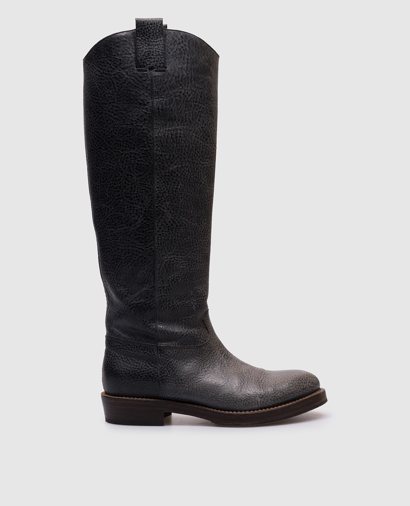 

Blue leather riding boots Brunello Cucinelli