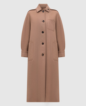 Max Mara ALDO brown wool and cashmere coat ALDO1234