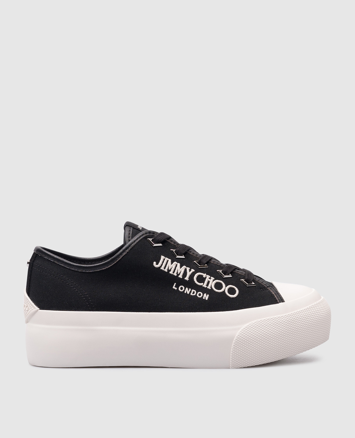Jimmy Choo - Black sneakers Palma Maxi PALMAMAXIFCYE - shop with