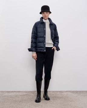 Peserico Blue wool pants A0457202008