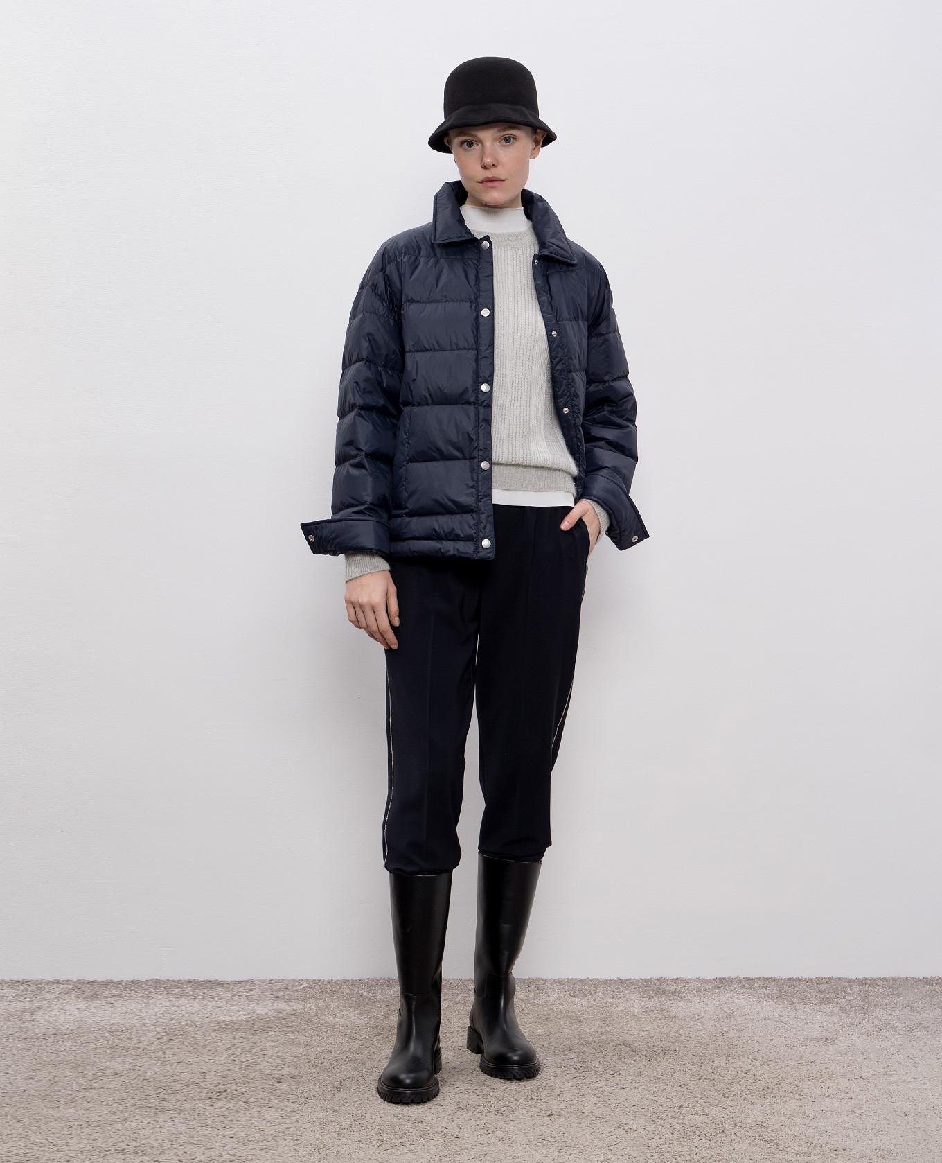 

Blue wool pants Peserico