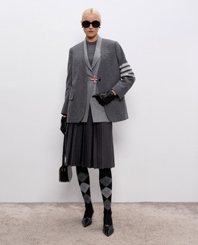 Thom Browne Gray wool T-shirt FKA471BY1014