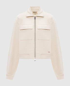 Woolrich Beige sports jacket with logo CFWWSW2003FRUT5051