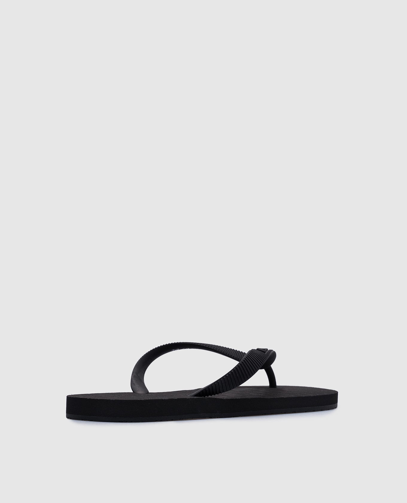 

Black flip-flops with embossed logo Vetements