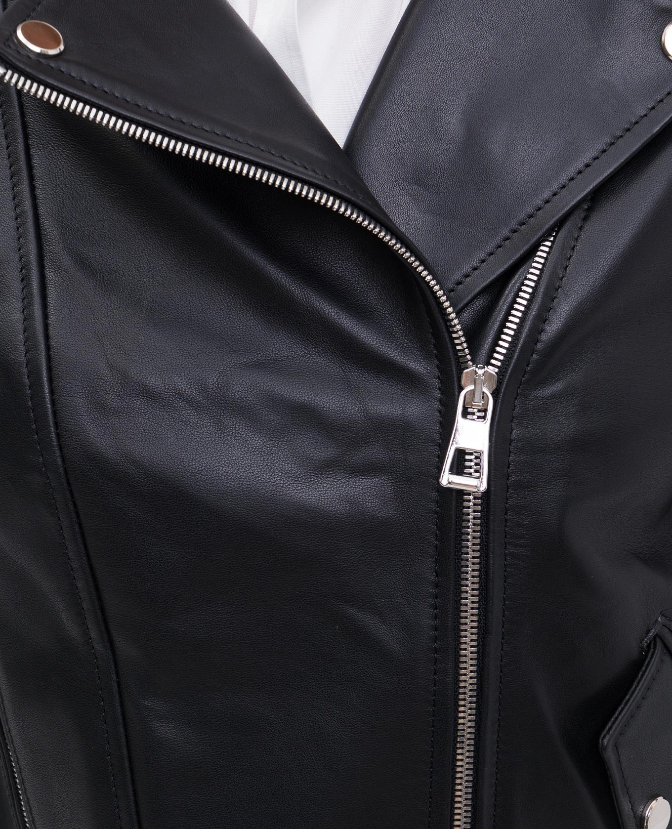 

Black leather jacket Babe Pay Pls
