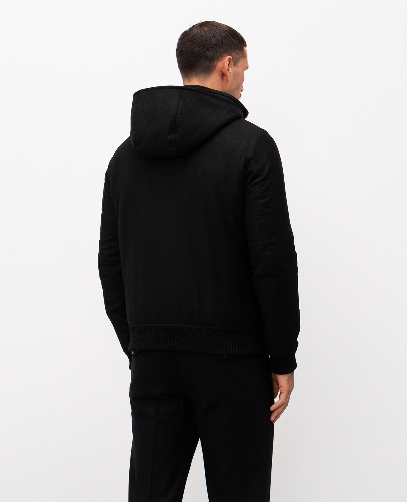 

Black wool and cashmere jacket Cashmere&Whiskey