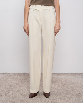 Brunello Cucinelli Beige wool pants MB167P9051