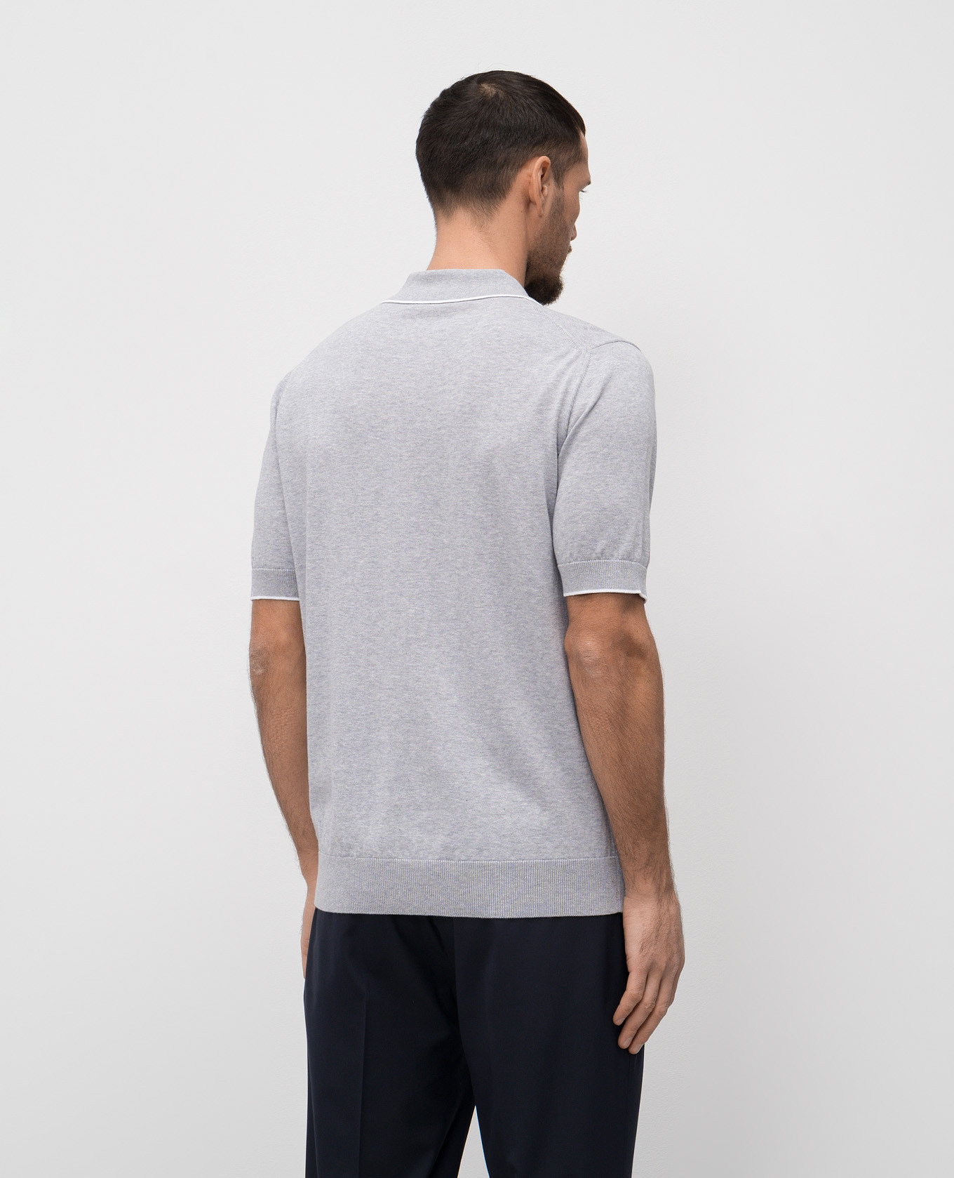 

Gray polo Peserico, Grey