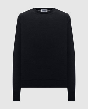 John Smedley Black DILLIE merino wool jumper DILLIE