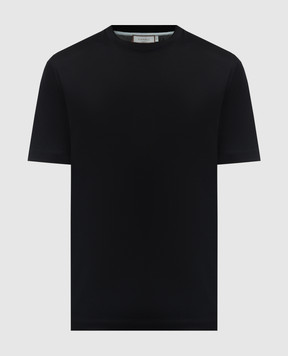 Canali Black T-shirt MJ00002T0356