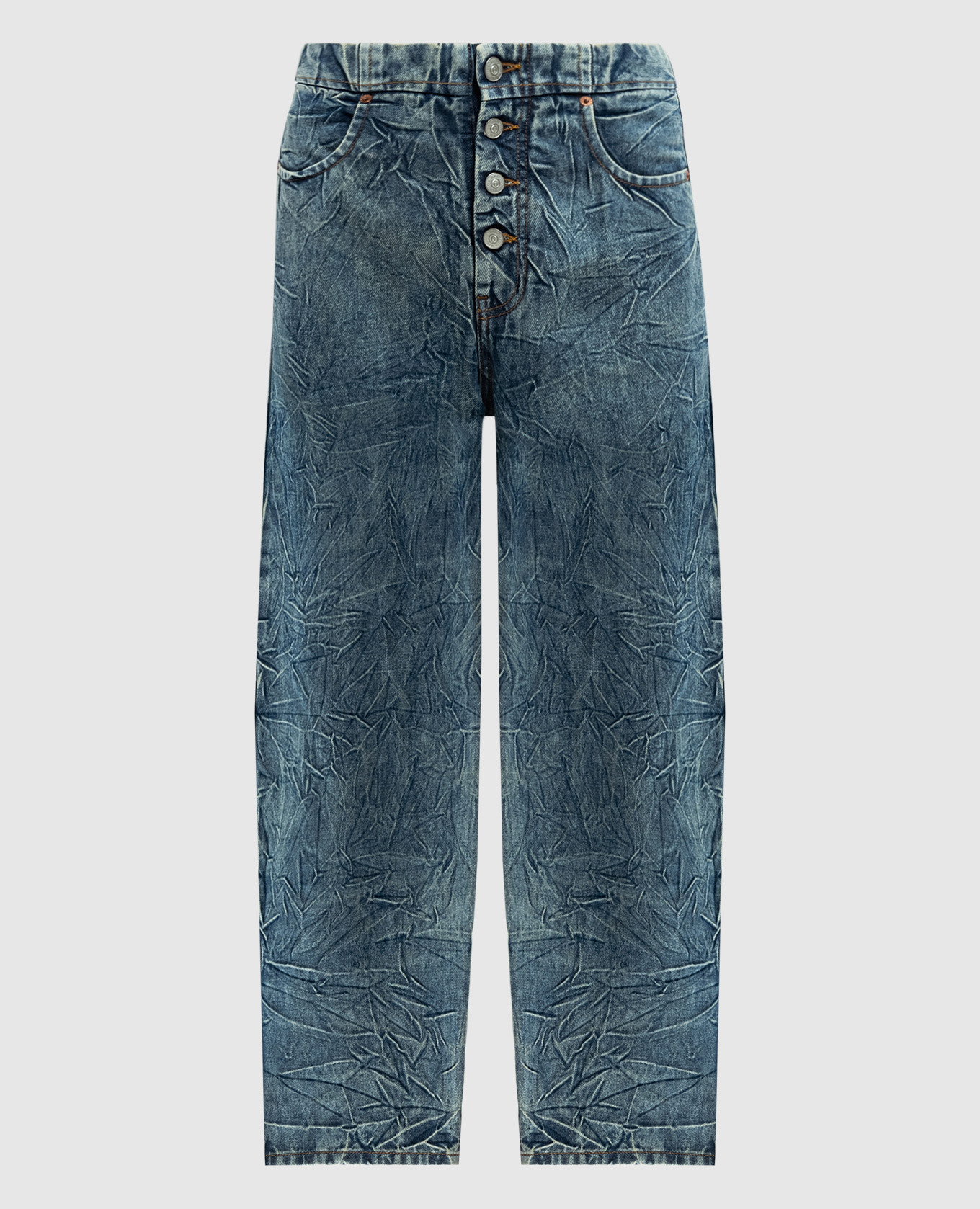 

Blue jeans with a reaper effect Maison Margiela MM6