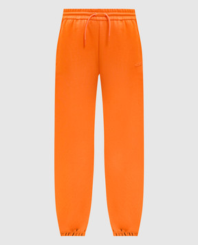 Mackage Orange joggers with textured logo NEVR