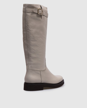 Doucal's Beige leather boots DD8759VERSUM251
