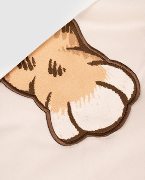 Dolce&Gabbana Children's beige envelope with applique LNJAH7G7PJH