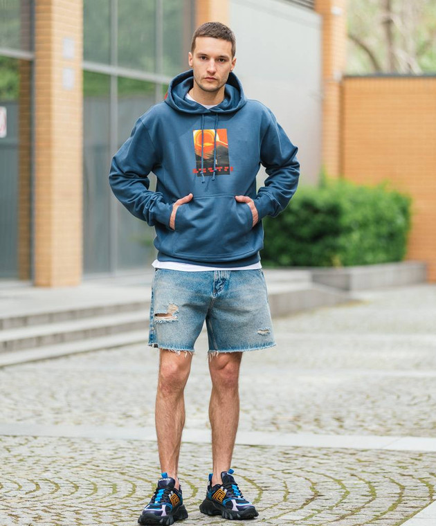 Helmut lang hoodie blue online