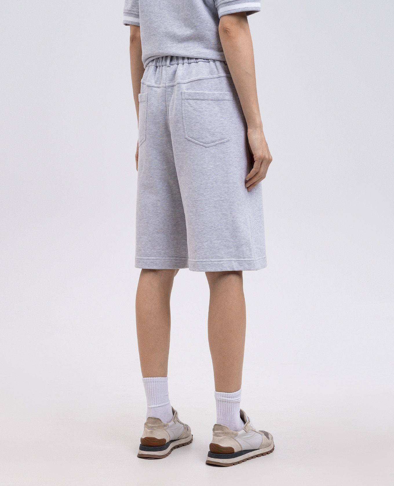 

Grey melange shorts Brunello Cucinelli