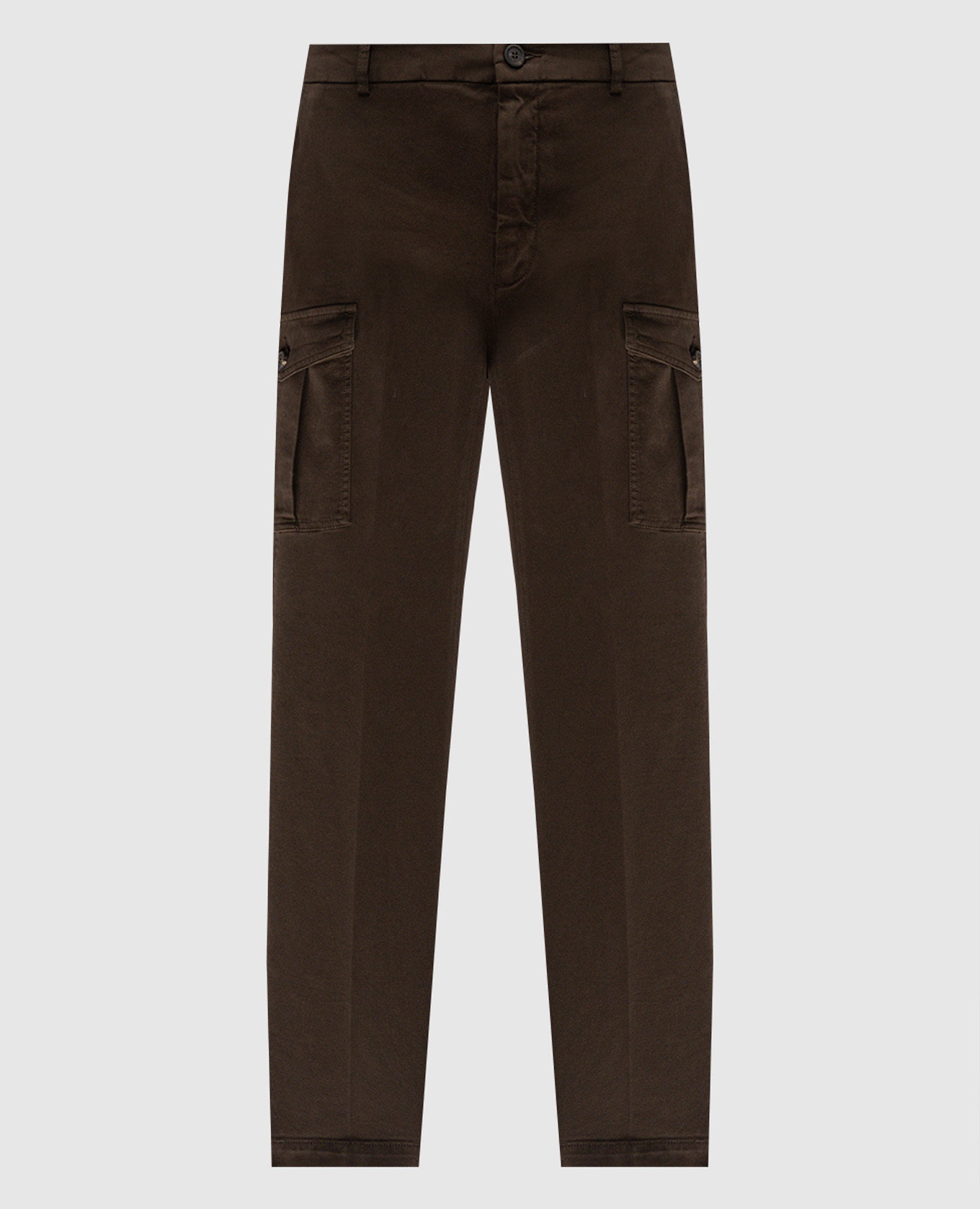 

Brown cargo with metal logo Peserico