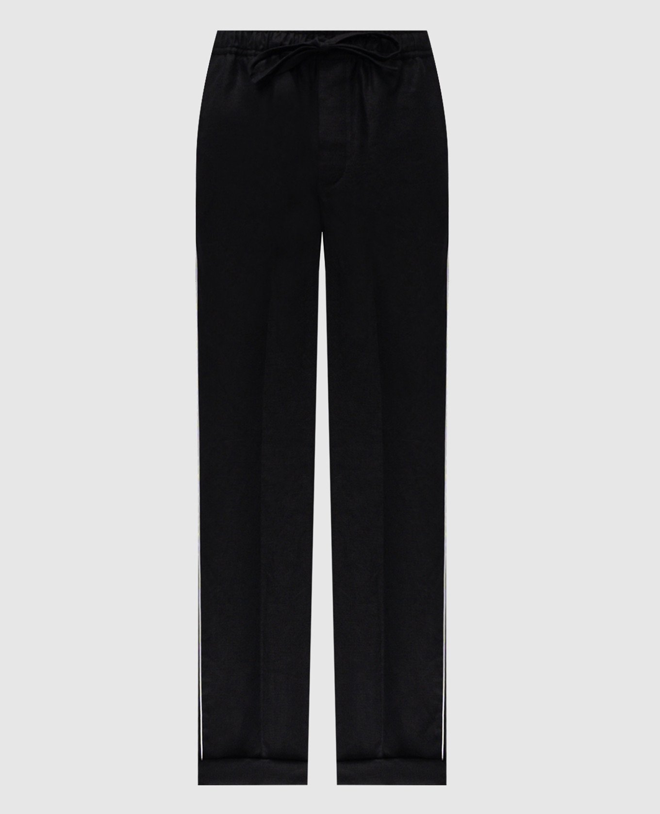 

Black linen and silk pants Dolce&Gabbana