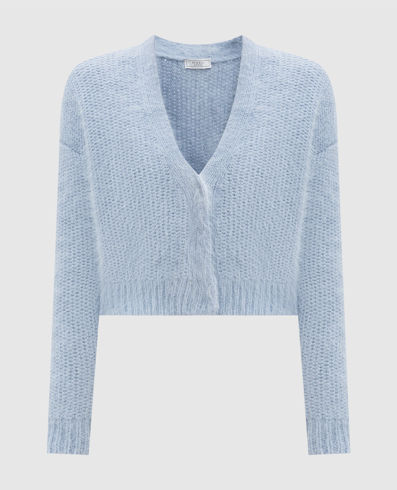 

Purple cardigan with wool Peserico, Light blue