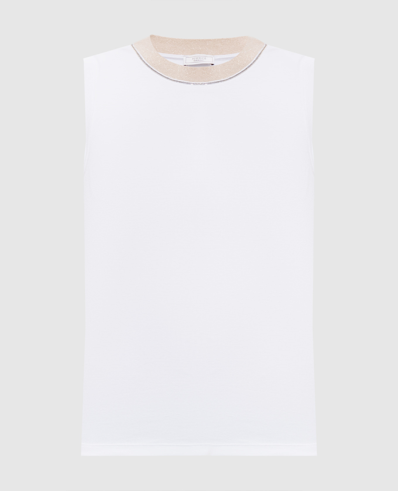 

White top with monil chain Peserico