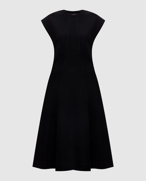 Jil Sander Black midi dress J02CT0474J20232