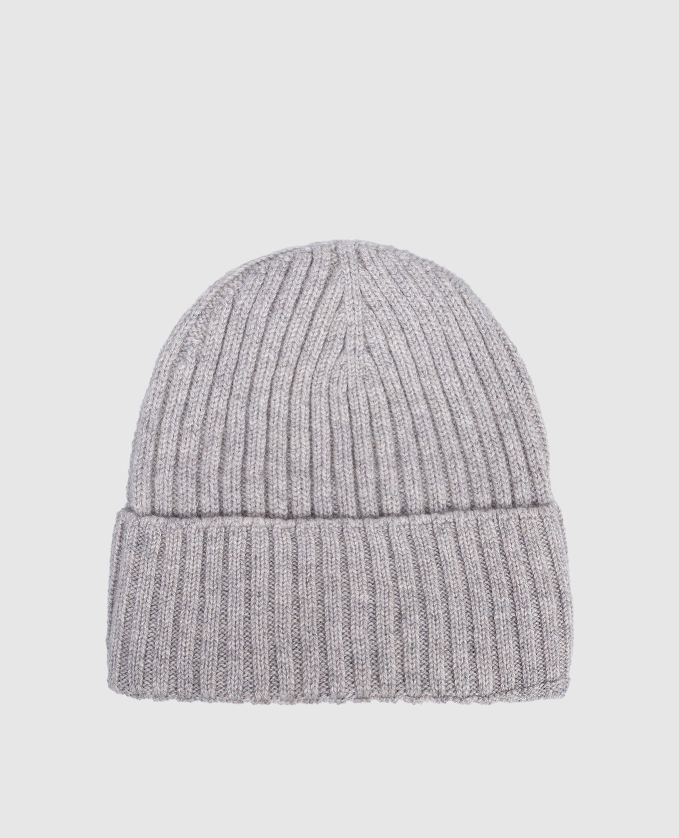 Gray cashmere hat Enrico Mandelli