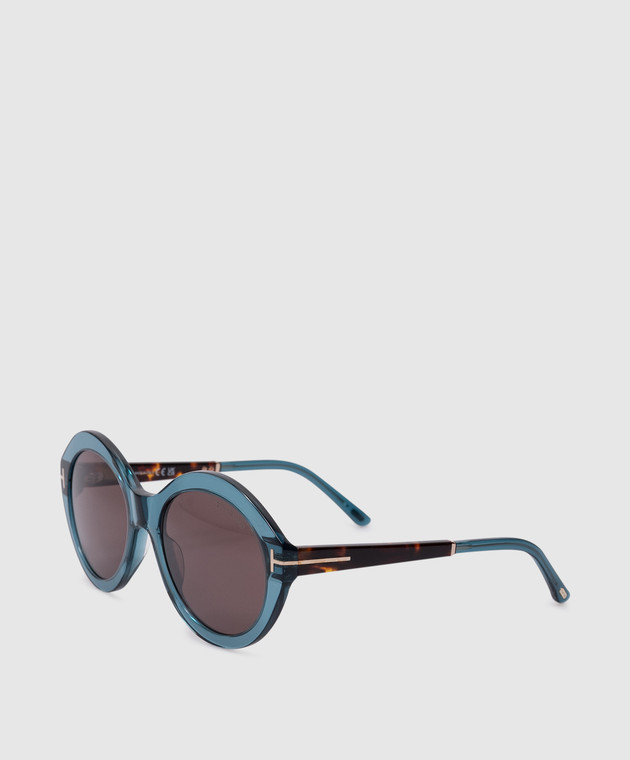Tom Ford - Seraphina blue sunglasses FT1088 - shop with  display picture 1