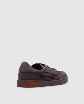 Dolce&Gabbana Grey suede Portofino Yacht sneakers A20189A6688