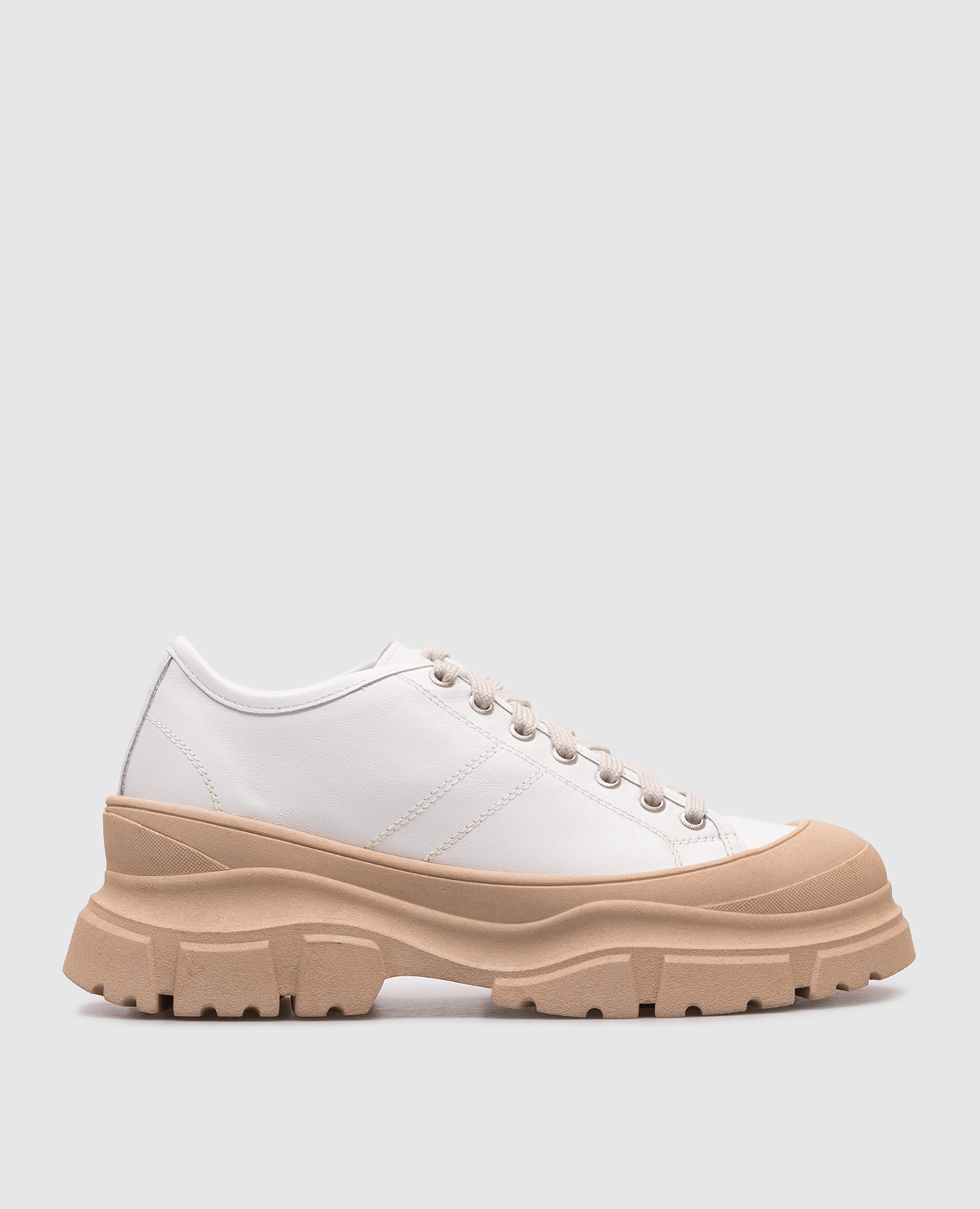 White leather sneakers FEAT Sofie D`Hoore