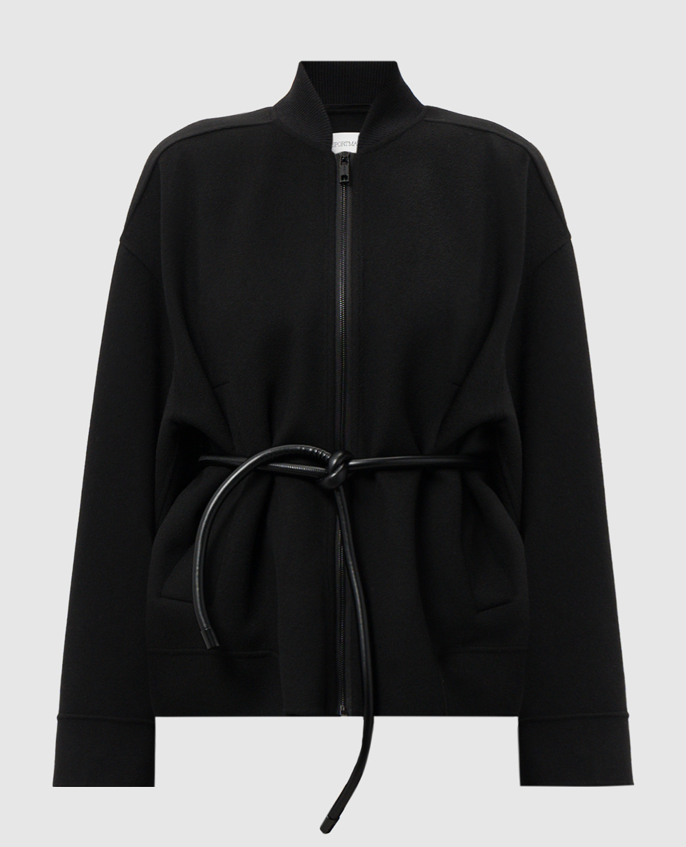 

Black VITALBA wool bomber jacket Max Mara Sportmax
