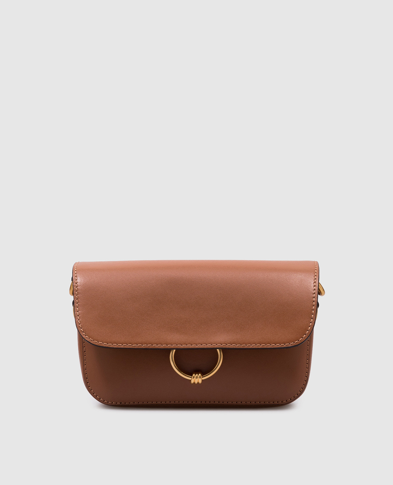 

Meg brown leather messenger bag Gianni Chiarini