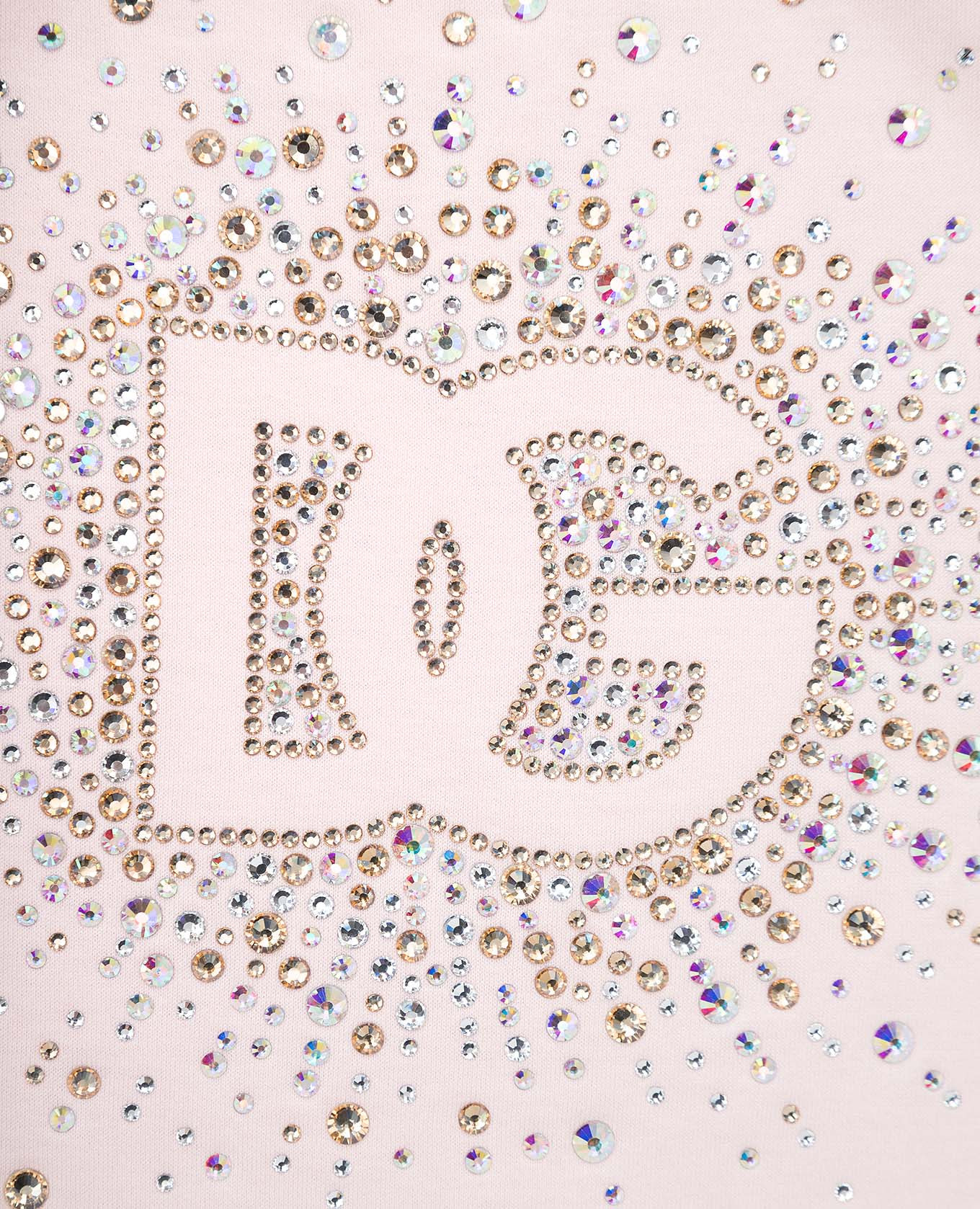 

Children's pink t-shirt with crystals Dolce&Gabbana