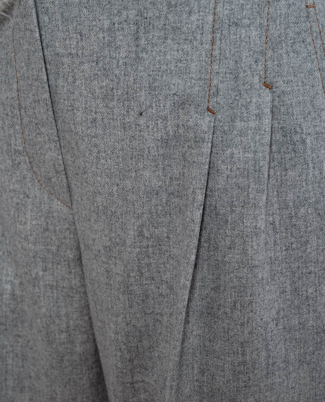 

Gray wool and cashmere trousers with a patch Brunello Cucinelli, Grey
