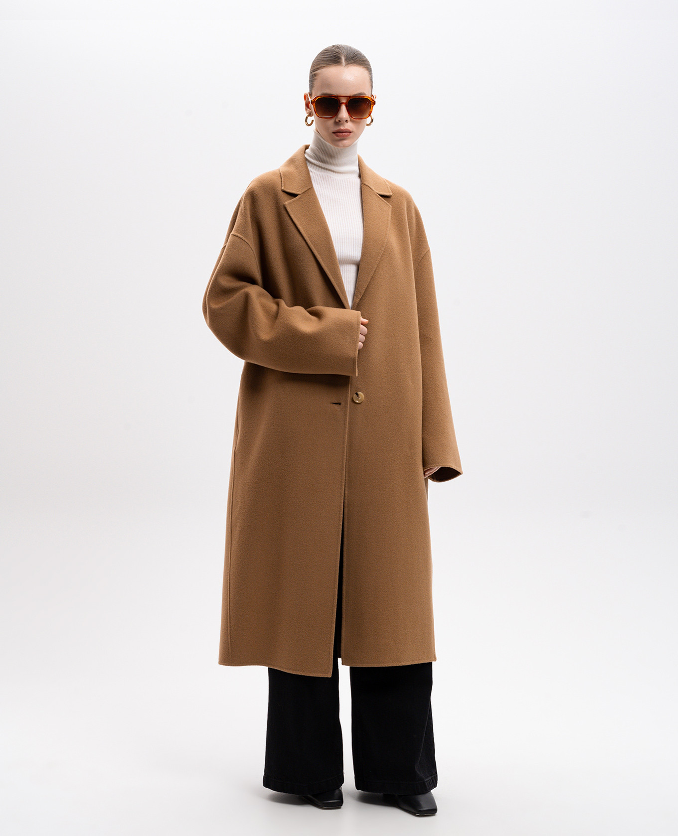 Beige coat made of wool Toteme 2