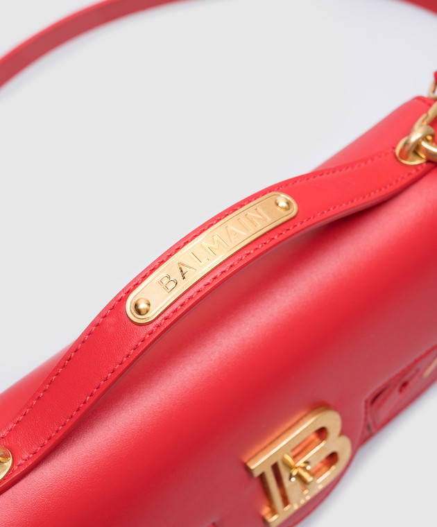 ハンドバッグ BALMAIN DN1DA828LAVE 3BZ Handbags b-buzz red leather Smooth leather B-Buzz 24 bag - Women | BALMAIN