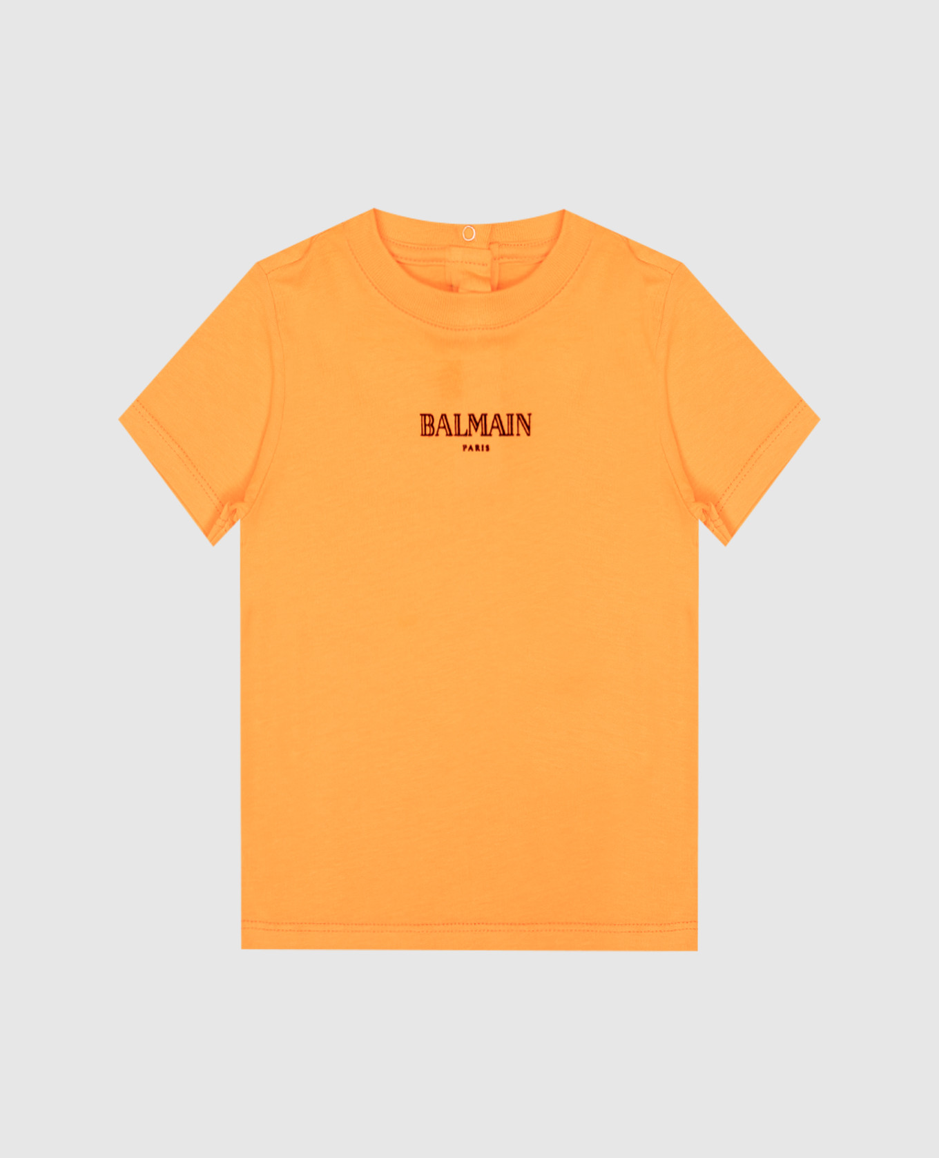 

Children's orange T-shirt with logo Balmain