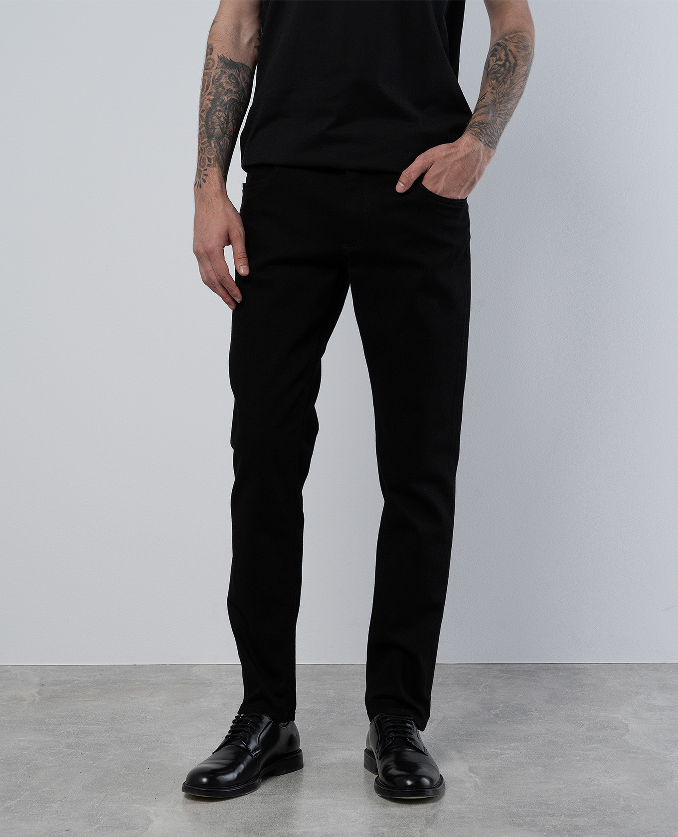 

Black jeans with a patch Dolce&Gabbana