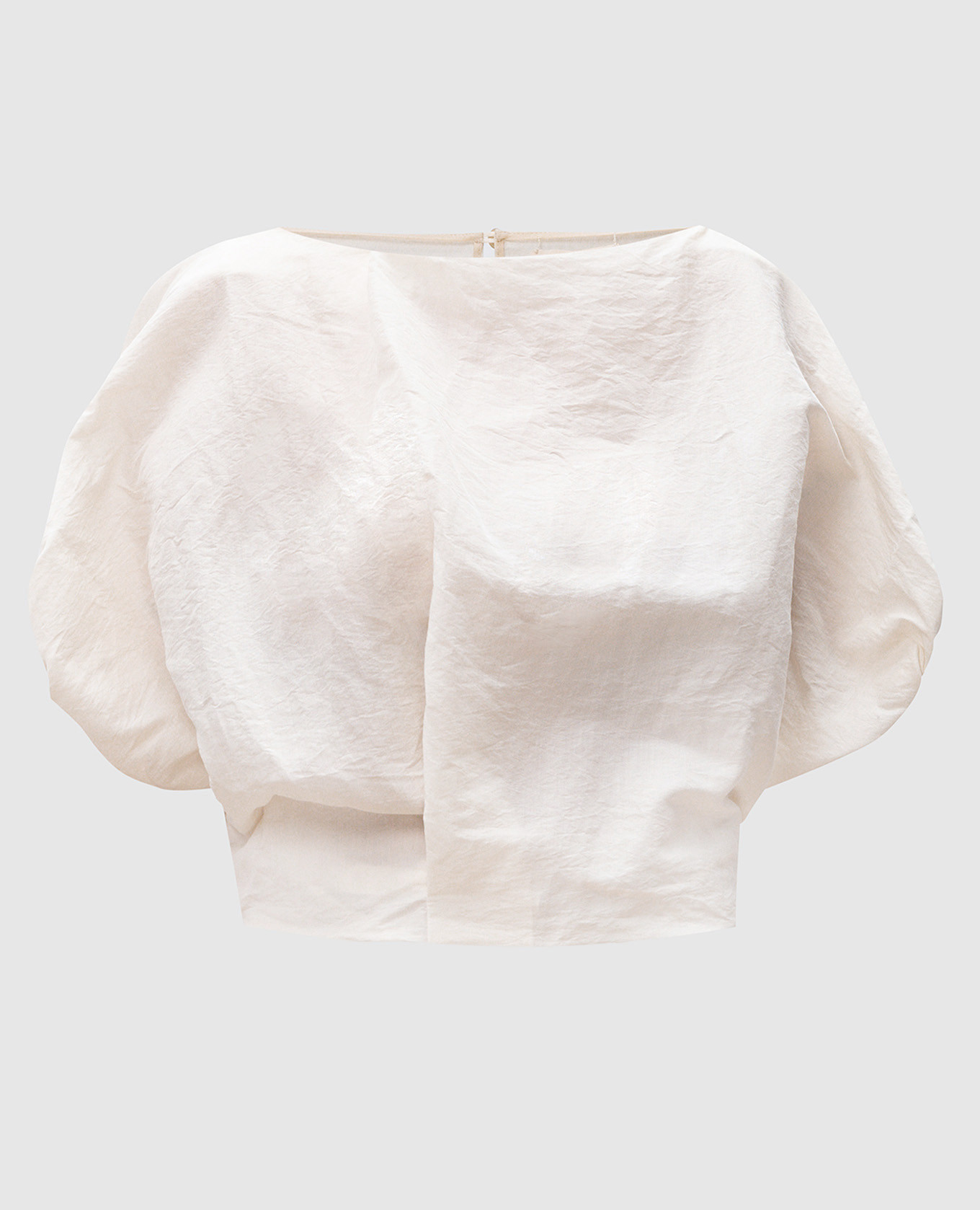 

Niles beige top with silk Khaite