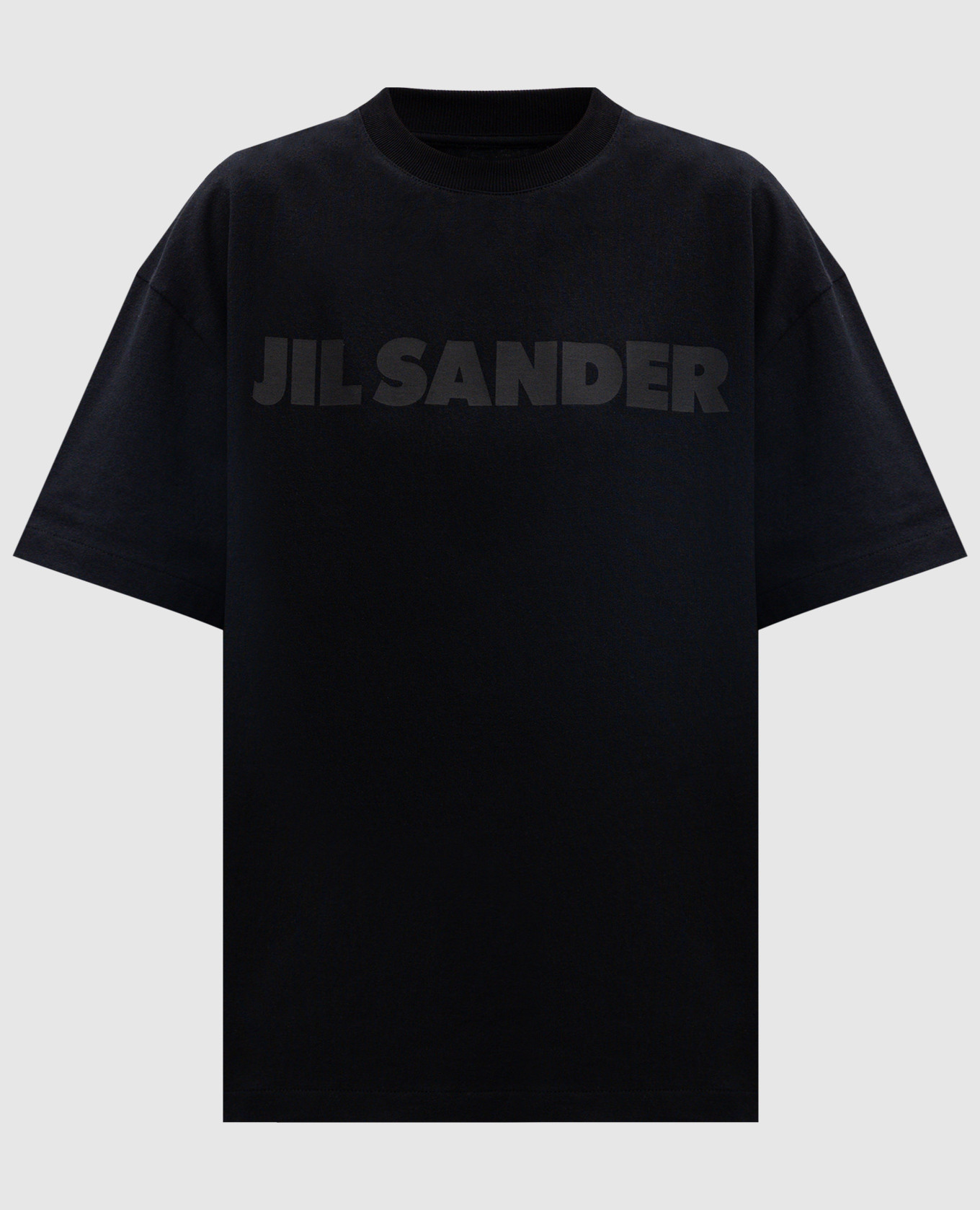 

Black t-shirt with logo print Jil Sander