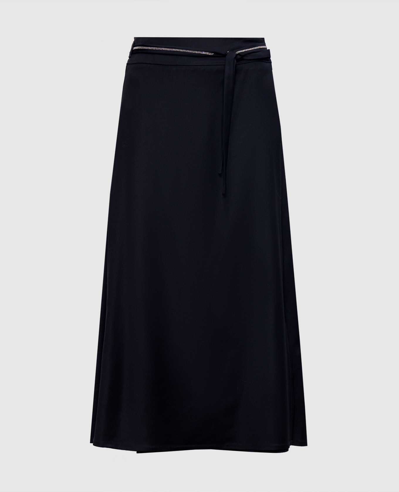 

Blue wool pleated skirt Peserico