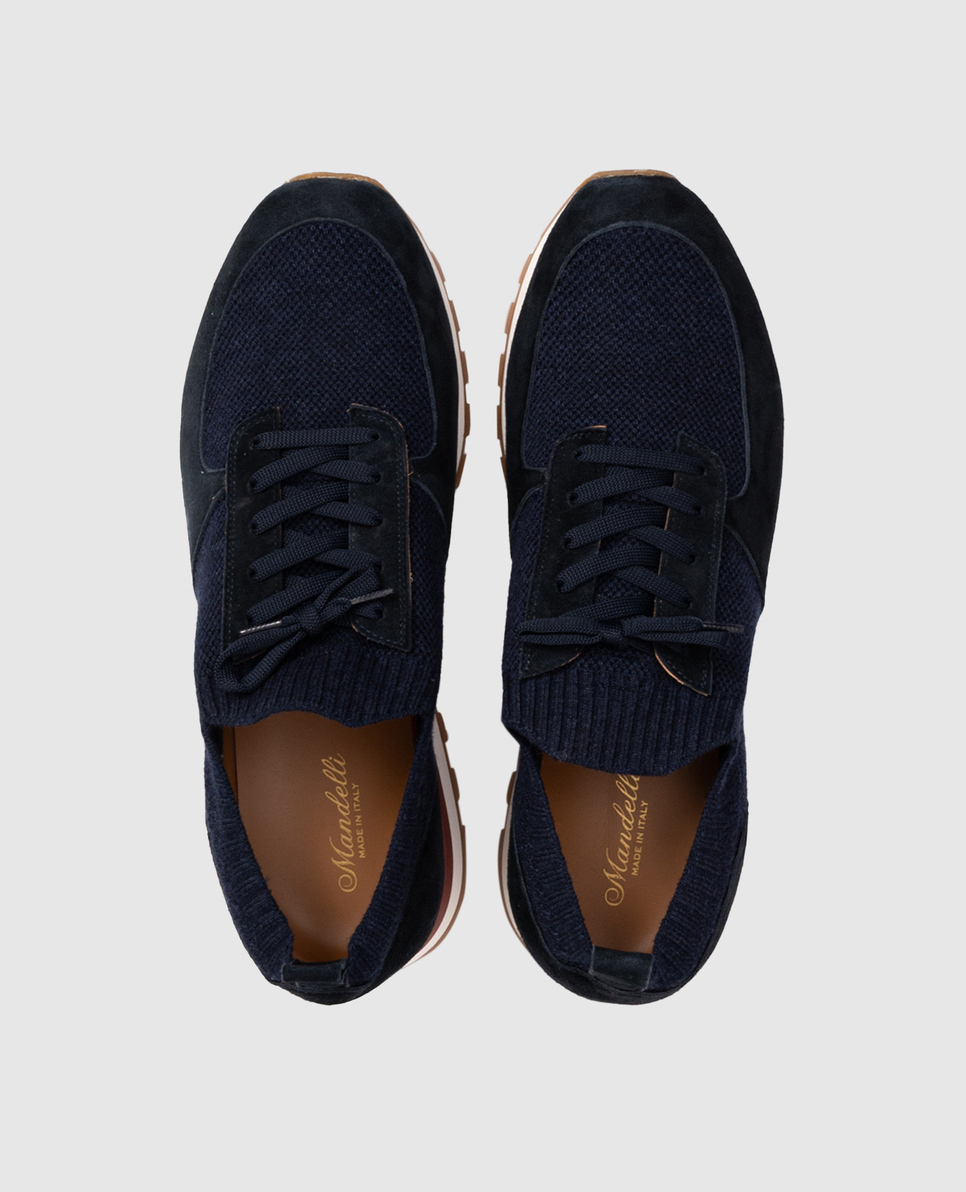 

Blue combination sneakers Enrico Mandelli