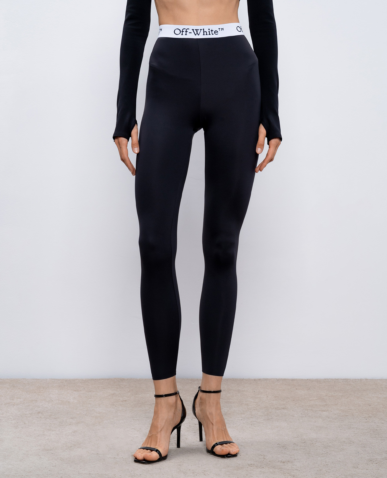 Black leggings with logo Off-White 3