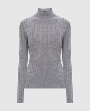 Peserico Gray wool golf with lurex S99432F1809771