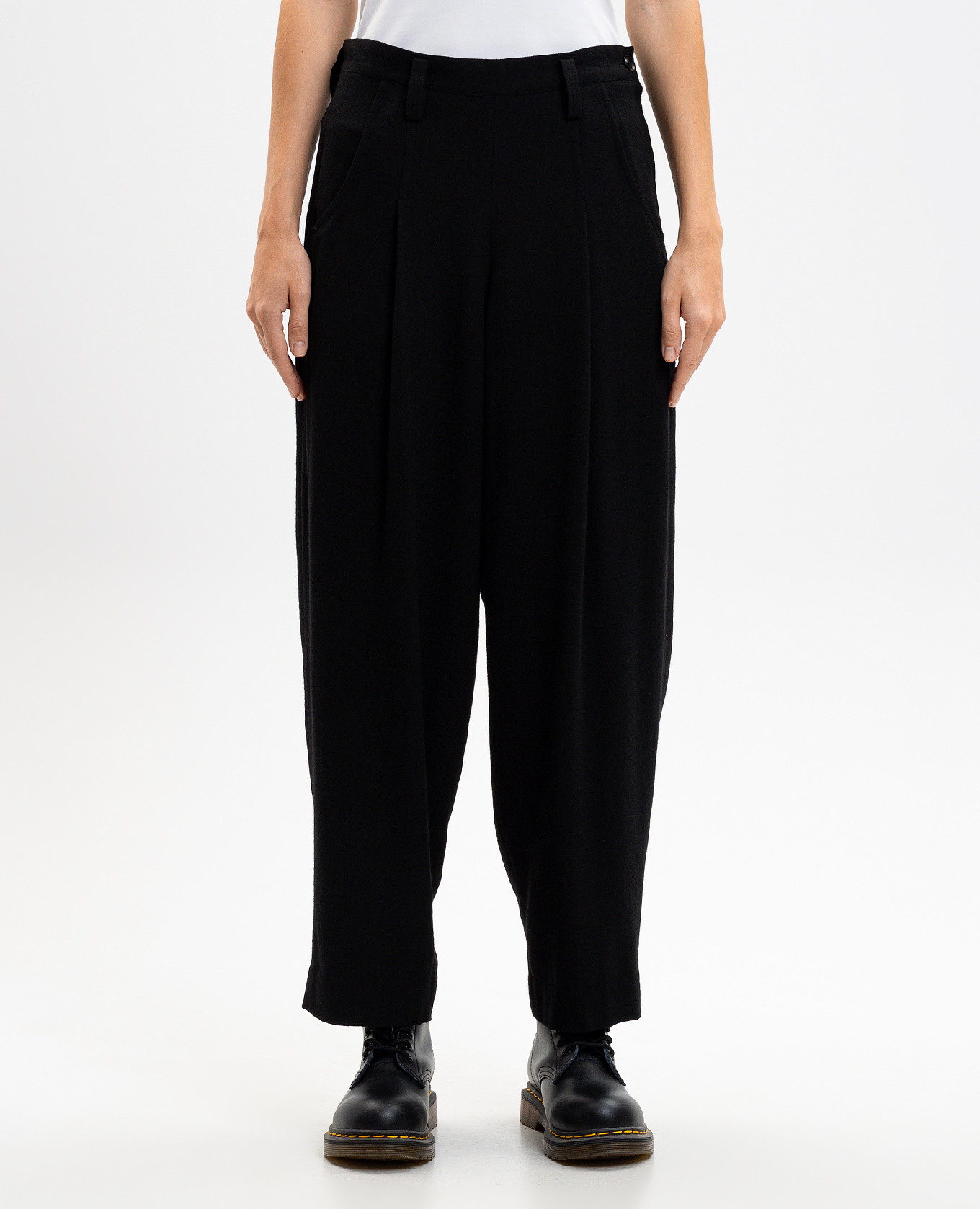 Black pants with wool Y`S Yamamoto 3