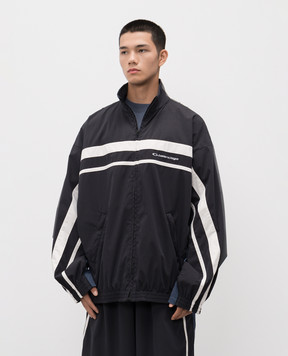 Balenciaga Black 50/50 sports jacket 831363TRO31